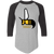 Charlotte Hornets Raglan Shirt Colorblock WFL Football Team color Athletic Heather Grey/Black Charlotte Hornets Raglan Shirt Colorblock WFL Football Team color Athletic Heather Grey/Black