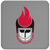 Chicago Fire Drink Coaster WFL Football Team color Grey Chicago Fire Drink Coaster WFL Football Team color Grey