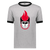 Chicago Fire Ringer T-shirt WFL Football Team color Athletic Heather Grey/Black Chicago Fire Ringer T-shirt WFL Football Team color Athletic Heather Grey/Black
