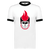 Chicago Fire Ringer T-shirt WFL Football Team color White/Black Chicago Fire Ringer T-shirt WFL Football Team color White/Black