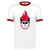 Chicago Fire Ringer T-shirt WFL Football Team color White/Red Chicago Fire Ringer T-shirt WFL Football Team color White/Red