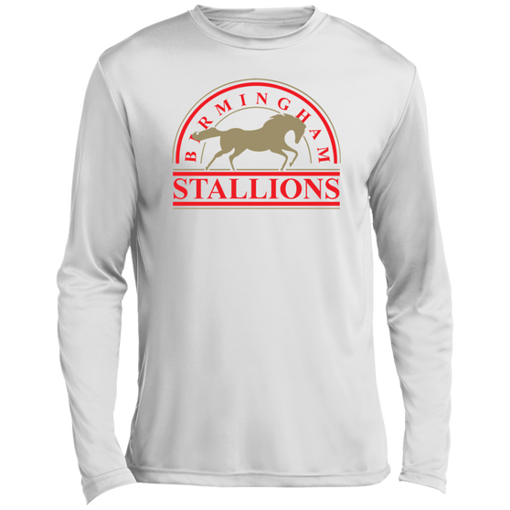 Birmingham Stallions USFL Activewear Long Sleeve Shirt - White