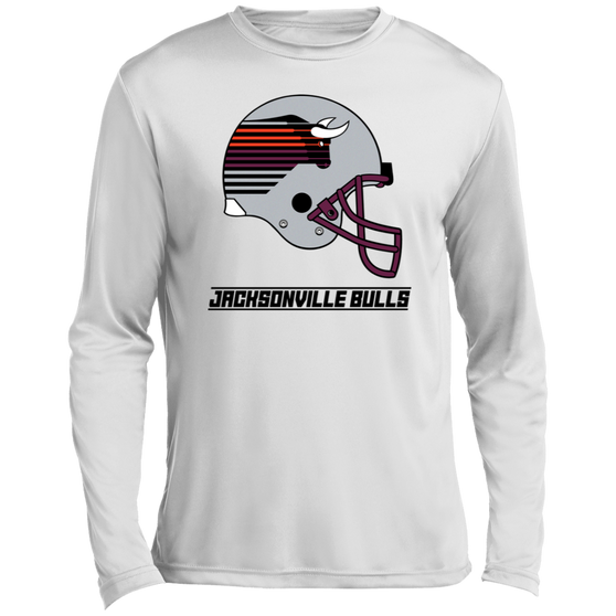 Jacksonville Bulls Helmet Long Sleeve Shirt Activewear Sensation in White