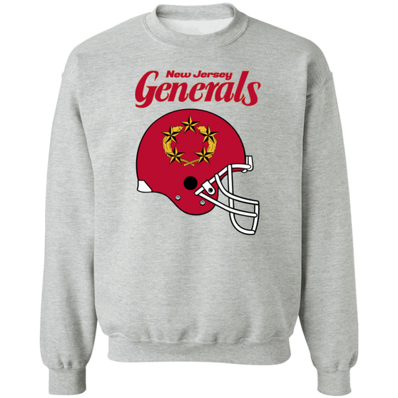 New Jersey USFL Football Team Crewneck Sweatshirt - Sport Grey