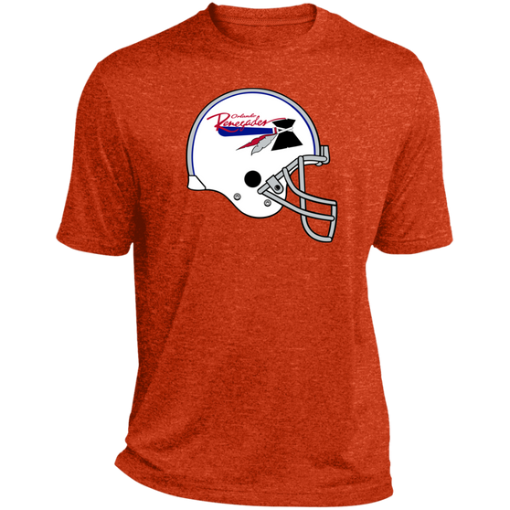 Orlando Renegades Helmet T-Shirt Activewear Heather in Deep Orange Heather