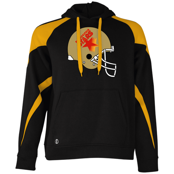 Philadelphia Stars USFL Athletic Hoodie Pullover - Black/Light Gold