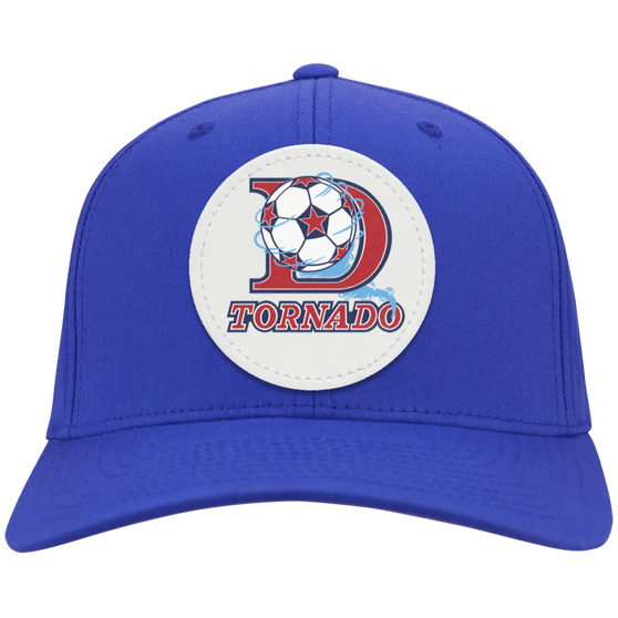 Dallas Tornado Cap twill cotton with vegan patch of NASL Soccer Team Logo in color Royal Blue