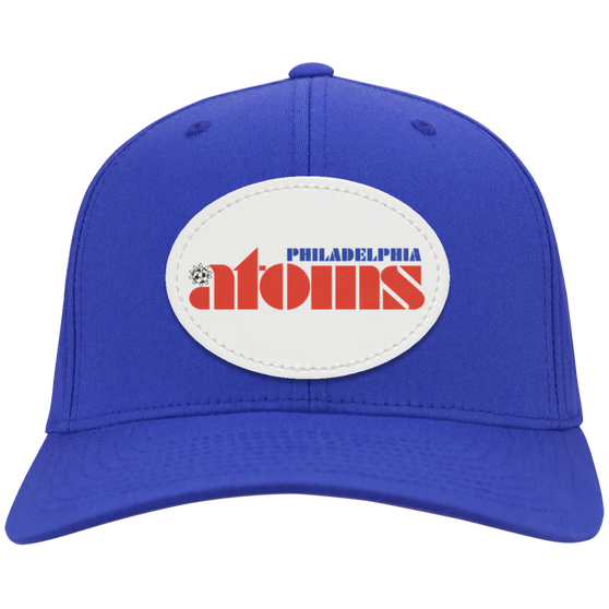 Philadelphia Atoms cap twill cotton with vegan patch NASL Soccer Team Logo in color Royal Blue