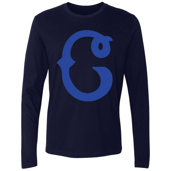 Columbus Blue Birds Long Sleeve Shirt Negro League Baseball color Midnight Navy