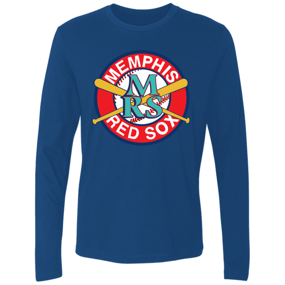 Memphis Red Sox Long Sleeve Shirt Negro League Baseball color Royal Blue