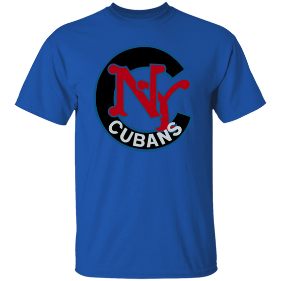 New York Cubans T-shirt Negro League Baseball color Royal Blue