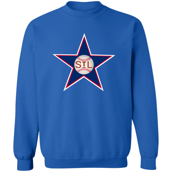 St. Louis Stars Sweatshirt Crewneck Negro League Baseball color Royal Bluc