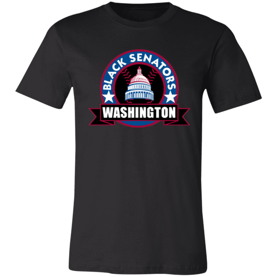 Washington Black Senators T-shirt Negro League Baseball color Black