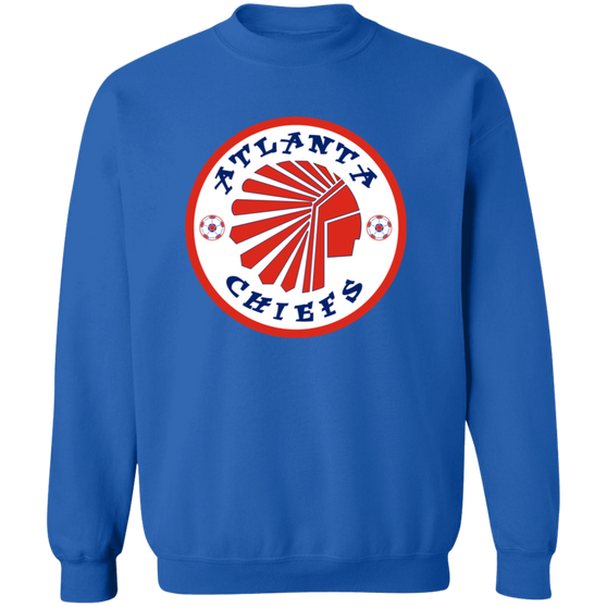 Atlanta Chiefs Sweatshirt Classic Crewneck NASL Soccer color Royal Blue