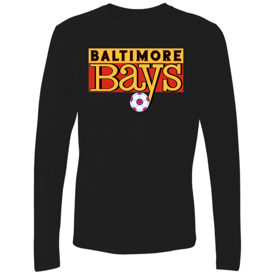 Baltimore Bays Long Sleeve Shirt NASL Soccer color Black