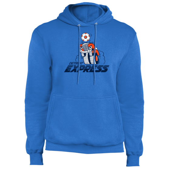 Detroit Express Hoodie Fleece Pullover NASL Soccer color Royal Blue