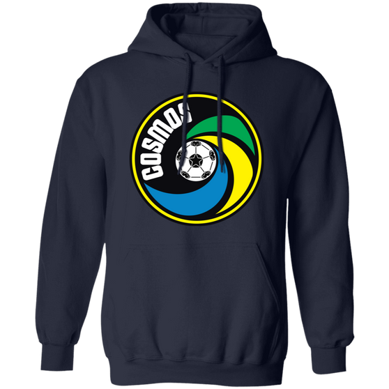 New York Cosmos Hoodie Pullover Classic NASL Soccer color Navy Blue