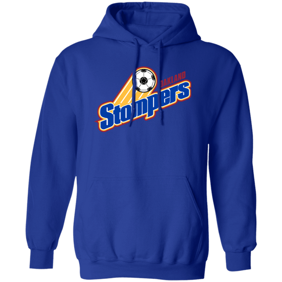Oakland Stompers Hoodie Pullover Classic NASL Soccer color Royal