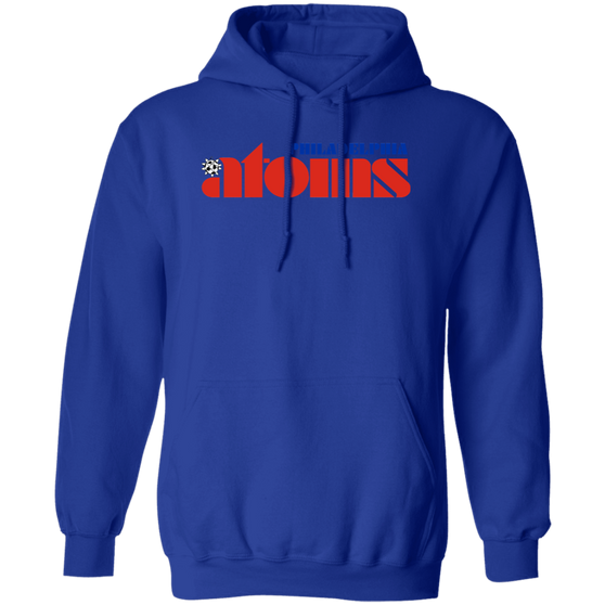 Philadelphia Atoms Hoodie Pullover Classic NASL Soccer color Royal Blue