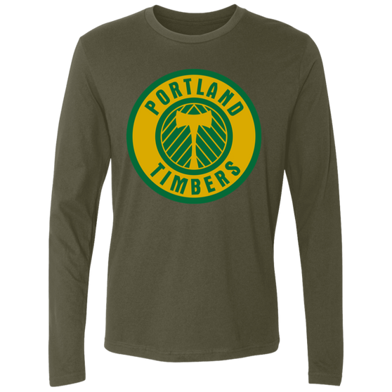 Portland Timbers Long Sleeve Shirt Legend NASL Soccer color Military Green