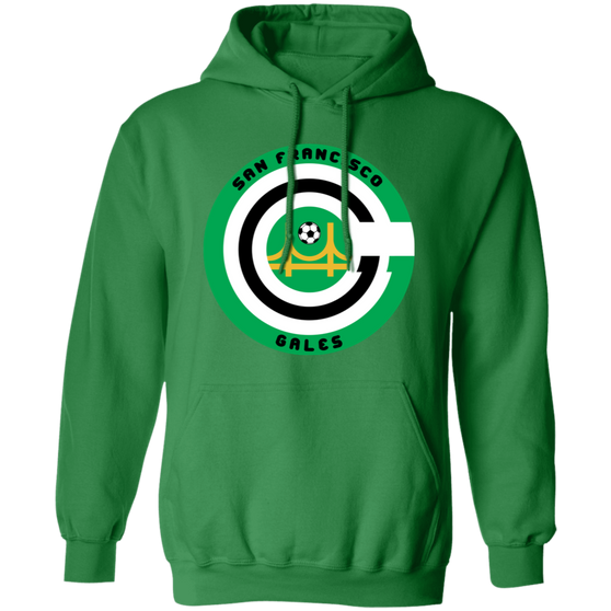 San Francisco Gales Hoodie Pullover Classic USA Soccer color Irish Green