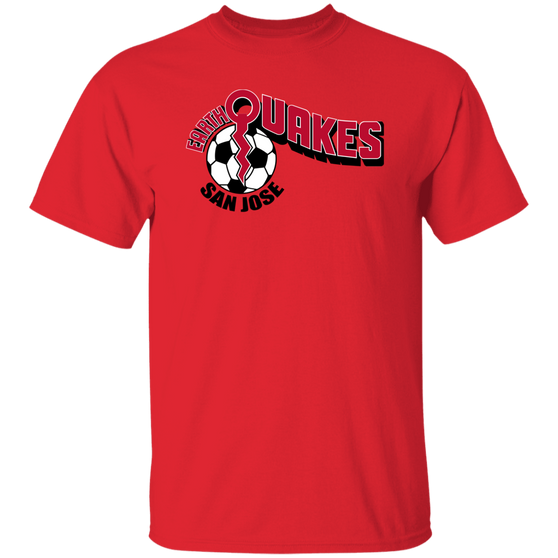 San Jose Earthquakes T-shirt Classic NASL Soccer color Red