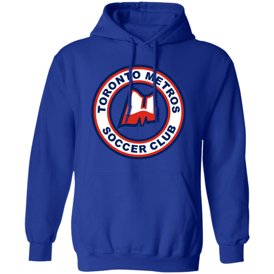 Toronto Metros Hoodie Pullover Classic NASL Soccer color Royal Blue