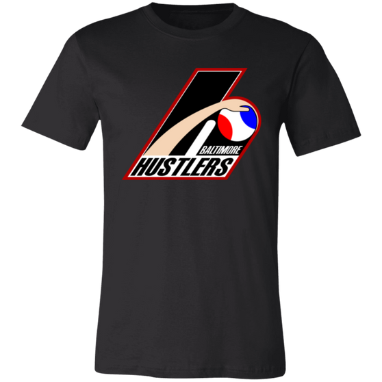 Baltimore Hustlers T-shirt Premium ABA Basketball color Black