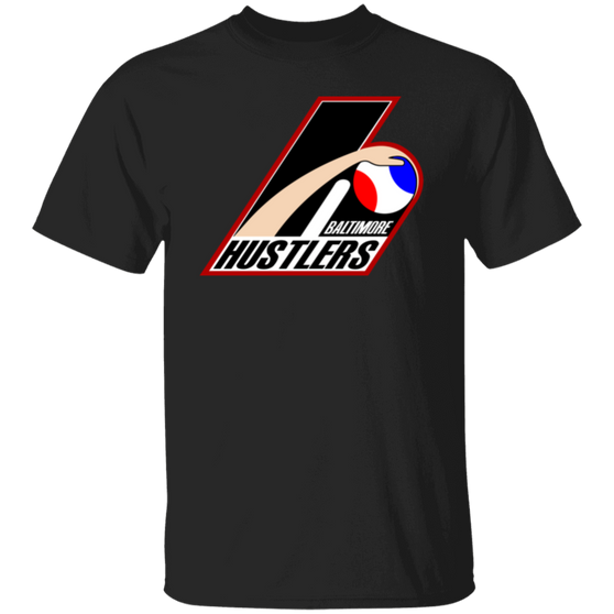 Baltimore Hustlers T-shirt Classic ABA Basketball color Black