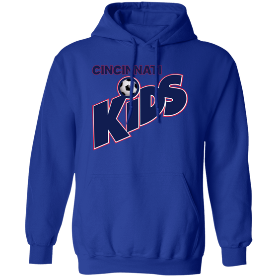 Cincinnati Kids Hoodie Pullover Classic MISL Soccer color Royal Blue