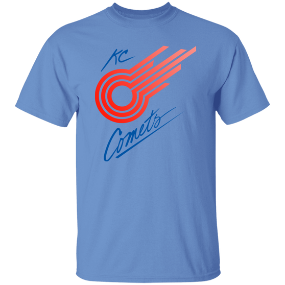 Kansas City Comets T-shirt Classic MISL Soccer color Carolina Blue