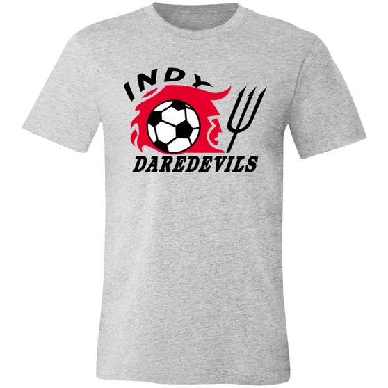 Indianapolis Daredevils T-shirt Premium ASL Soccer color Athletic Heather Grey