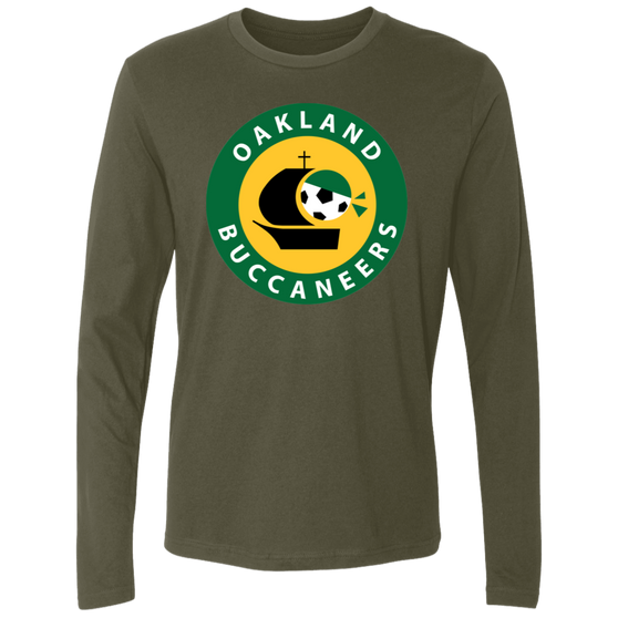 Oakland Buccaneers Long Sleeve Shirt Legend ASL Soccer color Military Green