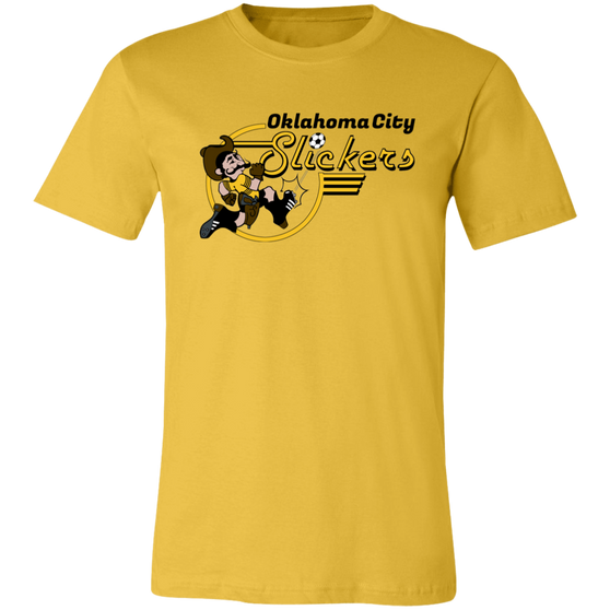 Oklahoma City Slickers T-shirt Premium ASL Soccer color Maize Yellow