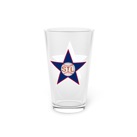 St. Louis Stars Pint Beer Glass 16 Ounce Negro Leagues Baseball Team Collectible Drinkware