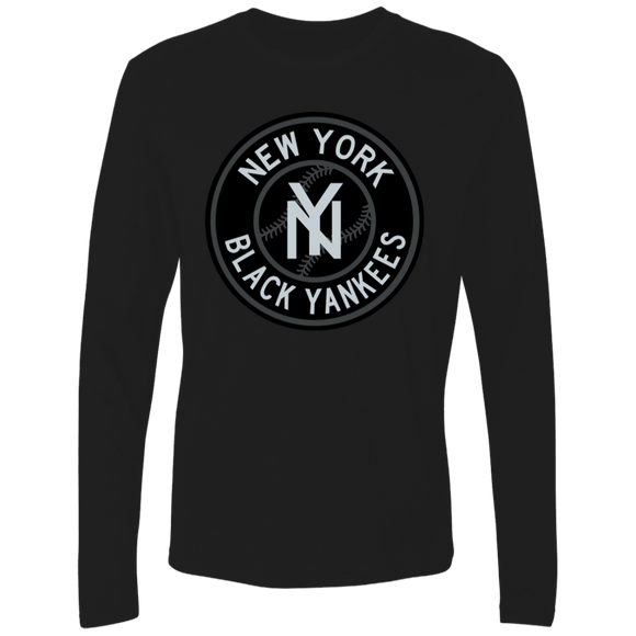 New York Black Yankees Long Sleeve Shirt Negro League Baseball Color Black