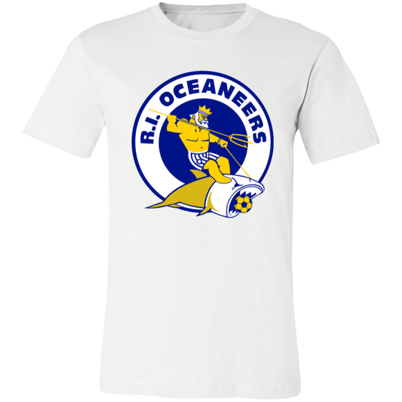 Rhode Island Oceaneers ASL T-shirt Premium American Soccer League Team Tee color White