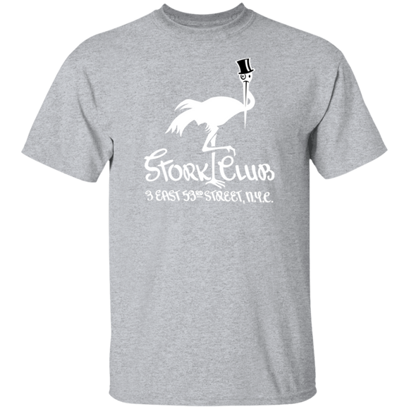 Stork Club T-shirt New York City Nightlife Fashion Apparel color White