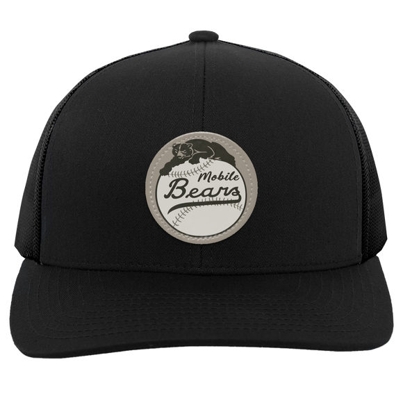 Mobile Black Bears Trucker Cap Snapback Negro League Baseball color Black