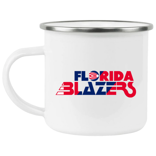 Florida Blazers Camping Mug 12 oz. Enamel WFL Football Team