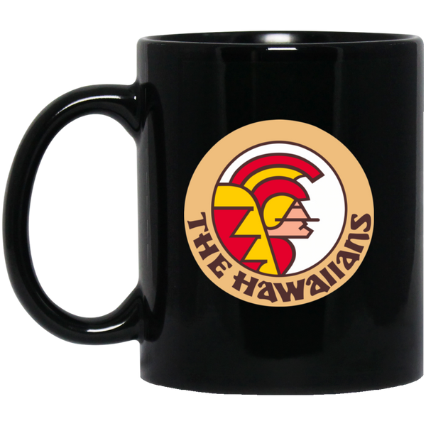 Hawaii Hawaiians Mug 11 oz. Black Glossy Ceramic WFL Football Team