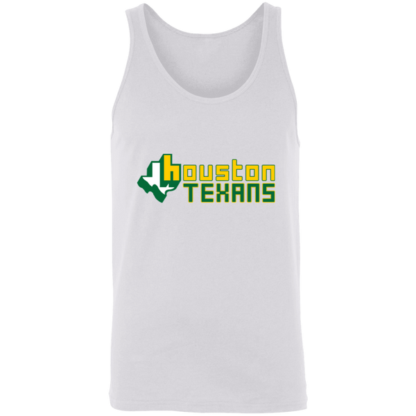 Houston Texans Tank Top WFL Football Team color White