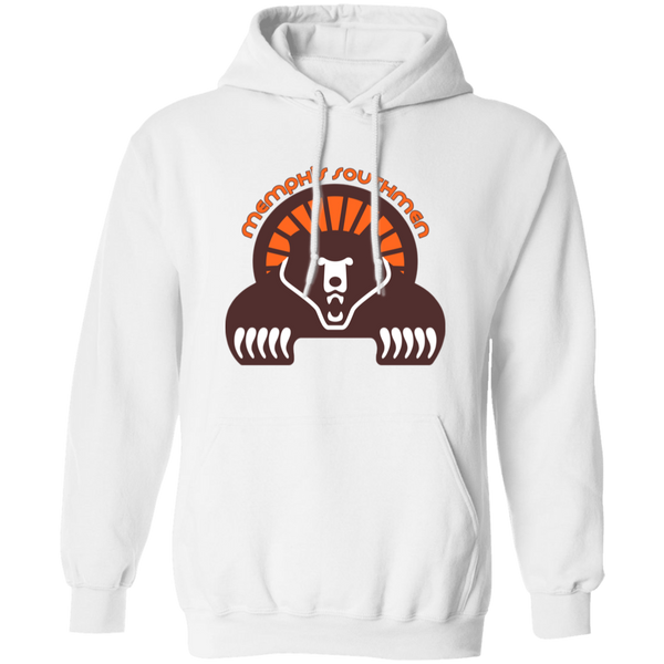 Memphis Southmen Hoodie Pullover Classic WFL Football Team color White