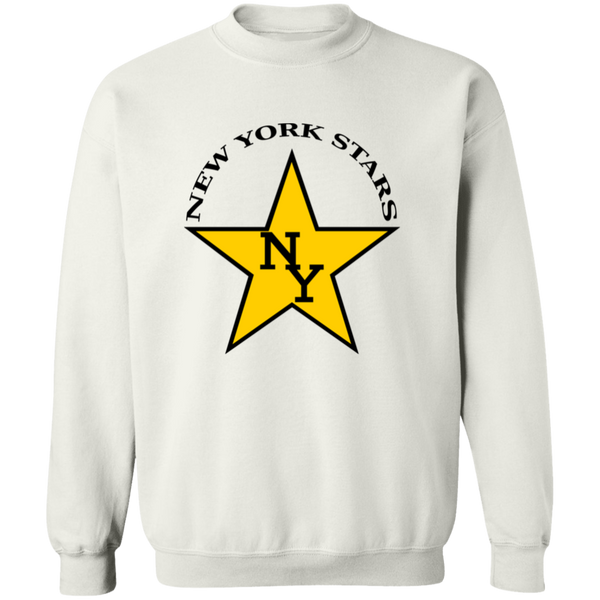 New York Stars Sweatshirt Crewneck Pullover WFL Football Team color White