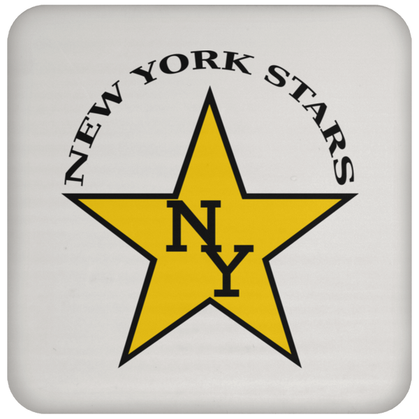 New York Stars Drink Coaster WFL Football Team color White
