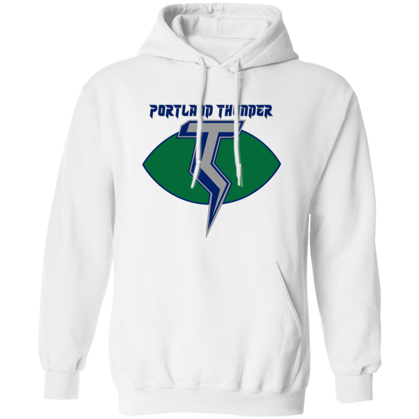 Portland Thunder Hoodie Pullover Classic WFL Football Team color White