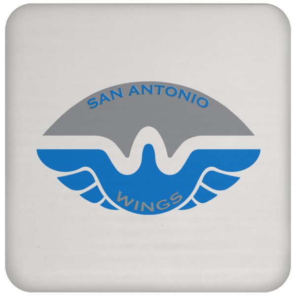 San Antonio Wings Drink Coaster WFL Football Team color White