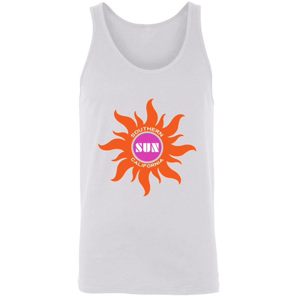 Southern California Sun Tank Top WFL Football Team color White