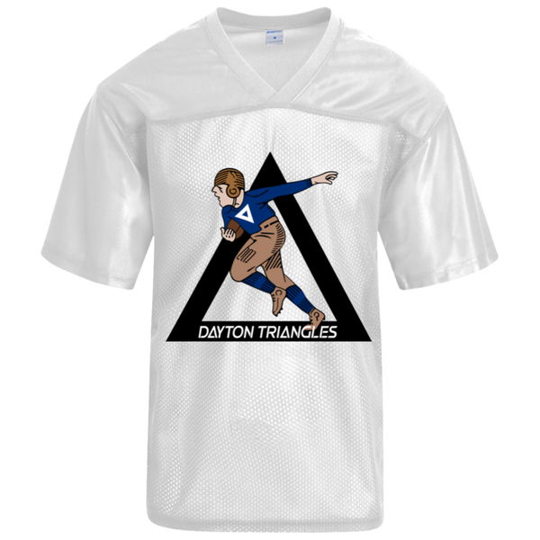 Dayton Triangles Replica Mesh Jersey | NFL Football Team color White