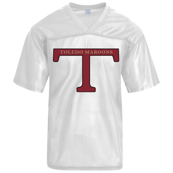 Toledo Maroons Replica Mesh Jersey NFL Football Team color White